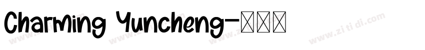 Charming Yuncheng字体转换